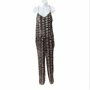 Gat Rimon 100% viscose abstract print jampsuit size 2